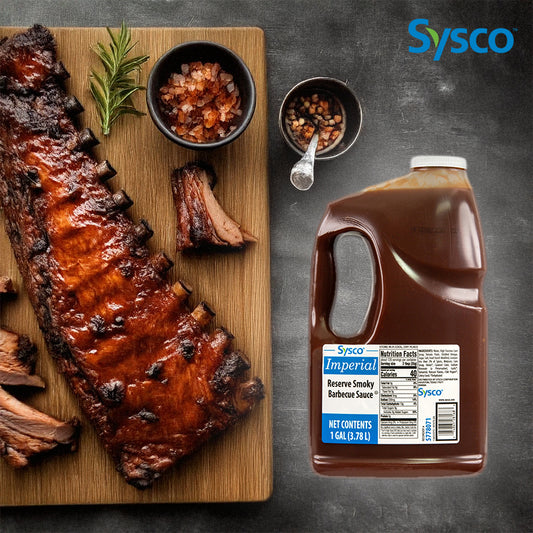 SAUCE BBQ RESERVE SMOKEY SYSCO 3,78 KG