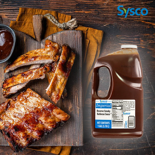 SAUCE BBQ RESERVE SMOKEY SYSCO 3,78 KG