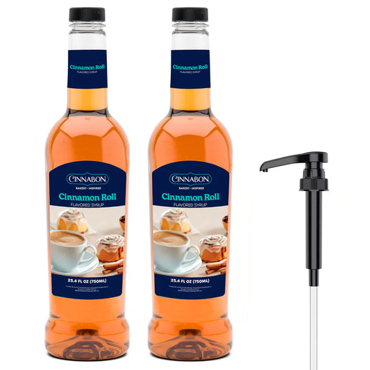 PACK (2 SYRUPS + 1 BOMBA) CINNAMON ROLL SYRUP 750 ml
