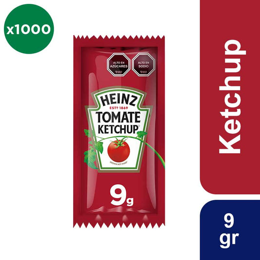 HEINZ KETCHUP SACHET 9G X 1000 UN