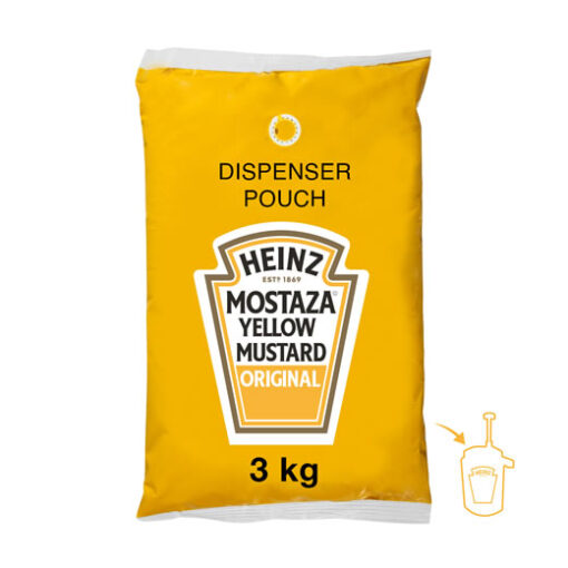 HEINZ MOSTAZA BOLSA 3 KG (VENCE EL 15/03/26)