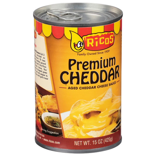 QUESO CHEDDAR PREMIUM LATA DE 15 OZ