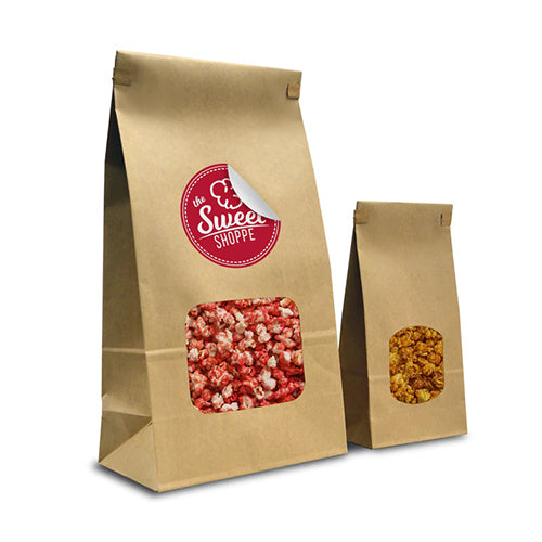 BOLSA CON VENTANA PARA CABRITAS CHICA 46 OZ X 100 UN