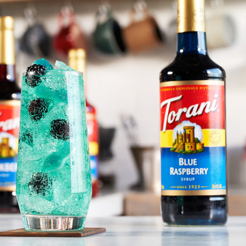 SYRUP TORANI BLUE RASPBERRY 750ML