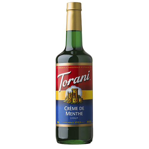 SYRUP TORANI CREME DE MENTHE 750ML