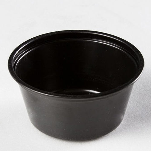 CUP DIP 2 OZ NEGRO X 100 UN