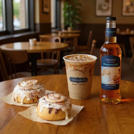 PACK (2 SYRUPS + 1 BOMBA) CINNAMON ROLL SYRUP 750 ml