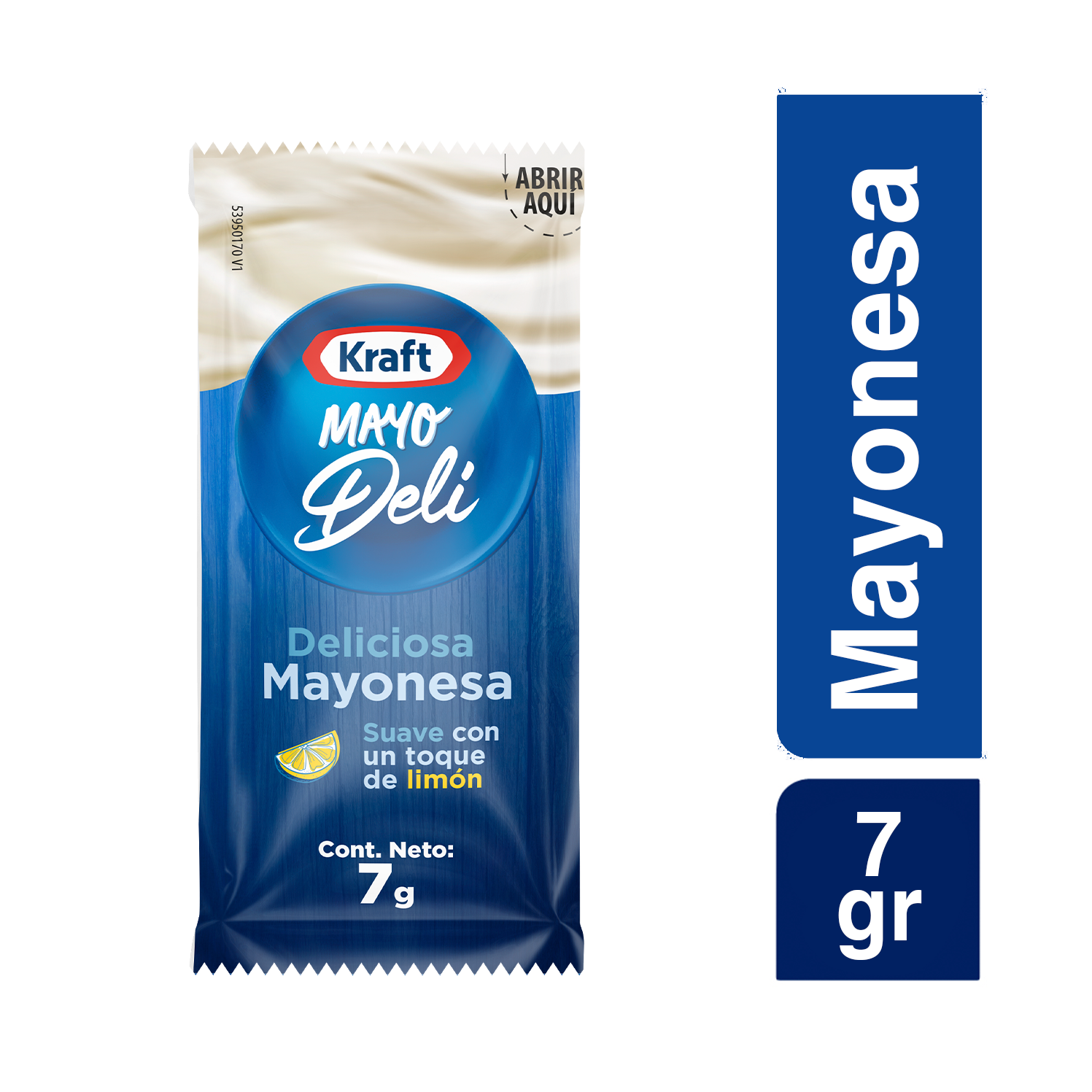 KRAFT MAYONESA DELI SACHET 7G X 500 UN Carsnack Chile spa