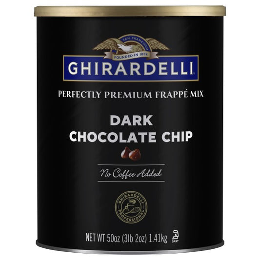 GHIRARDELLI DARK CHOCOLATE CHIP FRAPPE 3.12 LBS