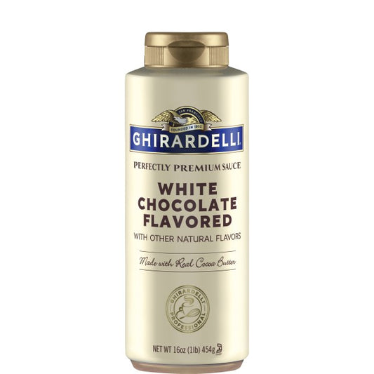 GHIRARDELLI WHITE CHOCOLATE SAUCE 16 OZ