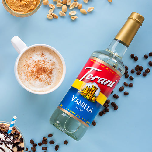 Syrup vainilla Torani, botella de 750 ml - Nos gusta el café Chile ☕